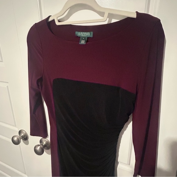 Lauren Ralph Lauren Dress Tight Form Fitting Size 4 - Picture 4 of 6